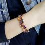 Hermosa Rose Gold Plated Multicolor Austria Crystal Elements Jewelry Set Necklace Earrings Bracelet and Ring
