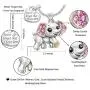 Dcfywl731 Elephant Pendant Necklace for Women Heart CZ Lucky Animal Never Forget That I Love You Pendant Necklace