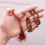BLUE BOHO DESIGNS. Mala Necklace with Healing Stones for Meditation