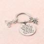 FUSTMW PA Keychain Physicians Assistant Graduation Gifts Doctor Assistant Gifts Stethoscope Key chain Medical Caduceus PA Charm Ceremony Jewelry Take Pride in How Far You Have Come