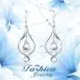 Pearl Dangle Earrings Sterling Silver Infinity Love Celtic Knot Drop Earrings Dangles for Women Teen Girls