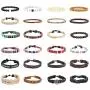 Finrezio 24 Pcs Braided Leather Bracelet Set for Women Men Wristbands Boho Ethnic Tribal Linen Hemp Cords Beads Wrap Bracelets String Handmade Jewelry Finrezio 24 Pcs Braided Leather Bracelet Set for Women Men Wristbands Boho Ethnic Tribal Linen Hemp Cords Beads Wrap Bracelets String Handmade Jewelry