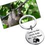 Funny Sloth Gifts Sloth Lovers Gift Come to Sloth Side We Take Naps Keychain
