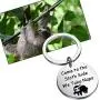 Funny Sloth Gifts Sloth Lovers Gift Come to Sloth Side We Take Naps Keychain Funny Sloth Gifts Sloth Lovers Gift Come to Sloth Side We Take Naps Keychain