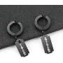 Xusamss Punk Jewelry Body Piercing Stainless Steel Huggie Hoop Earrings Blade Drop Dangle Earrings Xusamss Punk Jewelry Body Piercing Stainless Steel Huggie Hoop Earrings Blade Drop Dangle Earrings