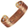 MasonicMan Masonic Pure Copper Magnetic Therapy Bracelet Bangle with Freemasonry Details