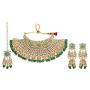 MUCH-MORE Indian Latest Bollywood Design Kundan Choker Bridal Traditional Necklace Set Wedding Jewellery for Women