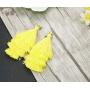 LOYALLOOK 4Pairs Tassel Earrings For Women Fan Shape Tassel Earrings Long Thread Tassel Earrings Bohemian Fringe Drop Handmade Earrings