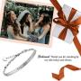 Bridesmaid Thank You Gift Bracelet Thank You For Standing by My Side Maid of Honor Jewelry Wedding Gift(standing my side CBR)
