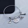 Eigso Music Themed Bracelet Music Charm Jewelry Music Lover Gifts Singer Gift Music Teacher Bracelet