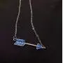 DMOMSA Sapphire Retro Alloy Bow and Arrow Pendant Necklace Jewelry Gifts, Suitable for Women’s Gifts for Birthday Party Anniversary Valentine’s Day DMOMSA Sapphire Retro Alloy Bow and Arrow Pendant Necklace Jewelry Gifts, Suitable for Women’s Gifts for Birthday Party Anniversary Valentine’s Day