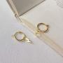 Small Lightning Bolt Cartilage Hoop Earrings for Women Girls Men Sterling Silver Gold Plated with Charms Dipped Huggie Personalized Drop Clip Hypoallergenic Stud Delicate Fashion Jewelry Chic Gifts