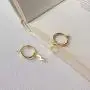 Small Lightning Bolt Cartilage Hoop Earrings for Women Girls Men Sterling Silver Gold Plated with Charms Dipped Huggie Personalized Drop Clip Hypoallergenic Stud Delicate Fashion Jewelry Chic Gifts