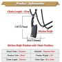 Xusamss Fashion Classic Titanium Steel Kitchen Knife Pendant Chef Necklace,22inches Box Chain