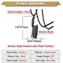 Xusamss Fashion Classic Titanium Steel Kitchen Knife Pendant Chef Necklace,22inches Box Chain Xusamss Fashion Classic Titanium Steel Kitchen Knife Pendant Chef Necklace,22inches Box Chain