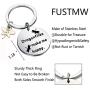 FUSTMW Dragonfly Gifts Keychain Dragonfly Themed Gifts Dragonfly Charm Jewelry Nature Lover Gifts Dragonflies Make Me Happy