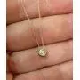 14K Yellow Gold 1/4 ct Diamond Solitaire Bezel Pendant Necklace 18'' 14K Yellow Gold 1/4 ct Diamond Solitaire Bezel Pendant Necklace 18''