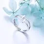 Inspirational Jewelry Sterling Silver Engraved Faith Double Cross Ring Christian Fashion Band Ring for Women Mother, Size 5-10 Inspirational Jewelry Sterling Silver Engraved Faith Double Cross Ring Christian Fashion Band Ring for Women Mother, Size 5-10