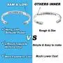 SAM & LORI Inspirational Cuff Bracelet Bangle Keep Going Motivational Mantra Quote Stainless Steel Engraved Best Friend Sister Gift for Women Teen Girls with Hidden Message