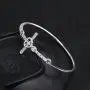 Zuo Bao Christian Cross Bracelet God is Greater Than The Highs and Lows Bangle Bracelet Crystal Cross Beacelet Inspirational Religious Gift Zuo Bao Christian Cross Bracelet God is Greater Than The Highs and Lows Bangle Bracelet Crystal Cross Beacelet Inspirational Religious Gift