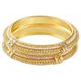 Efulgenz Indian Style Bollywood Traditional Gold Plated Faux Pearl Stone Wedding Bracelet Bangle Set Jewelry