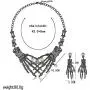 Fld Halloween Punk Collar Chunky Necklace Stud Earring Jewelry Sets Gothic Double Bone-Hand Claw Choker Statement Bib Necklace for Women
