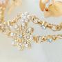 Simsly Head Chains Jewelry with Pendant Gold Headpiece for Women and Girls FV-060