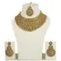 MUCH-MORE Indian Bollywood Amazon Bridal Necklace Earring with Maang Tikka Gold Tone Jewelry MUCH-MORE Indian Bollywood Amazon Bridal Necklace Earring with Maang Tikka Gold Tone Jewelry