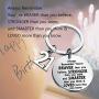FUSTMW Happy Birthday Keychain Gift 13th 15th 16th 18th 21st 30th 40th 50th Charms Key Ring Best Friends Family Jewelry