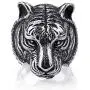 Tiger Head Ring for Men, Vintage Gothic Tribal Biker Tiger Skull Ring, Retro Tiger Totem Rings, Tiger Signet Amulet Ring, Viking Animal Tiger Jewelry Gift for Men Boys Tiger Head Ring for Men, Vintage Gothic Tribal Biker Tiger Skull Ring, Retro Tiger Totem Rings, Tiger Signet Amulet Ring, Viking Animal Tiger Jewelry Gift for Men Boys