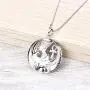 JO WISDOM Nefertiti Necklace,925 Sterling Silver Egypt Queen Nefertiti Pendant Necklace,Ankh Cross Jewelry for Women JO WISDOM Nefertiti Necklace,925 Sterling Silver Egypt Queen Nefertiti Pendant Necklace,Ankh Cross Jewelry for Women