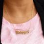 VLINRAS Year Necklace Personalized Old English Babygirl Birth Year Necklace and Ring Gold Women Gilrs Birthday Jewelry Gift Set