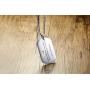 MEALGUET Stainless Steel Religous Scripture Quote Faith Christian Bible Verse Inspirational Cross Dogtag Pendant Necklace for Men