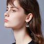 POPKIMI Dangle Earrings for Women Fashion Sterling Silver Dangling Drop Earrings Birthday Gifts for Teens Girls
