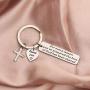 BAUNA Sunday School Teacher Appreciation Gifts for Every Lesson Youve Prepared The Love of God Has Been Shared Religious Bible Study Teacher Keychain Gift