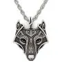 CANNE Norse Viking Stainless Steel Pendant Necklace Celtic Pagan Amulet Necklace Jewelry for Men Women