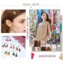 Hanpabum 15 Pairs Christmas Earrings for Women Drop Dangle Earrings Xmas Santa Claus Elk Snowman Holiday Jewelry Set, Ideal Gift