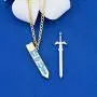 FAADBUK Zelda Jewelry Zelda Skyward Sword Keychain Skyward Sword Weapon Model Pendant Keychain Zelda Skyward Sword Gift for Family Friend