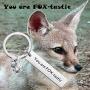 CYTING Fox Keychain You are Fox - Tastic Animal Keychain Fox Jewelry Fox Lover Gift