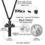 Richsteel Dog Tag/Cross/Heart/Pet Paw/Teardrop/Special Date Calendar Urn Pendant Necklace for Ashes for Men Women Personalized Cremation Jewelry Waterproof(with Gift Box)