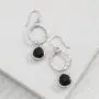 Silpada Dark Halo Natural Black Agate Drop Earrings in Sterling Silver Silpada Dark Halo Natural Black Agate Drop Earrings in Sterling Silver