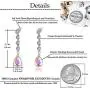 Swarovski Crystal Teardrop Dangling Earrings for Women 14K Gold Plated Hypoallergenic Long Drop Tassel Earring Swarovski Crystal Teardrop Dangling Earrings for Women 14K Gold Plated Hypoallergenic Long Drop Tassel Earring