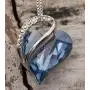 Leafael Infinity Love Crystal Heart Bundle Jewelry Set Light Sapphire Blue March December Birthstone Gifts for Women Necklace Earrings Bracelet, Silver-tone Leafael Infinity Love Crystal Heart Bundle Jewelry Set Light Sapphire Blue March December Birthstone Gifts for Women Necklace Earrings Bracelet, Silver-tone