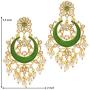 Aheli Indian Traditional Chandbali Dangle Earring Ethnic Festive Bollywood Wedding Jewelry for Women