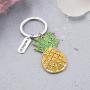 KUIYAI IVF Infertility Warrior Pineapple Keychain Infertility Mom Jewelry IVF Encouragement Gift for Women IVF Gift Inspirational Gift
