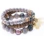 YOYOHOME Boho Bohemian Style Beaded Elastic Elephant Bracelet for Women&Girl 3Pcs