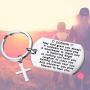 Godson Gifts from Godmother Godfather Godson Baptism Gifts Godson Keychain Jewelry Christening Gift Communion Gift