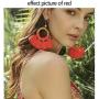 Bohemian Large Circle Wooden Rattan Tassel Dangle Earrings with Thread Fringe for Women Girls
