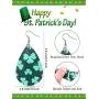 25 Pairs St Patricks Day Easter Faux Leather Earrings Set Teardrop Clover Green Hat Easter Egg Dangle Earrings for Women Girls 25 Pairs St Patricks Day Easter Faux Leather Earrings Set Teardrop Clover Green Hat Easter Egg Dangle Earrings for Women Girls
