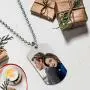 Personalized Fingerprint Photo Engraving Custom Dog Tag Key Chain or Necklace 24 in Personalized Fingerprint Photo Engraving Custom Dog Tag Key Chain or Necklace 24 in